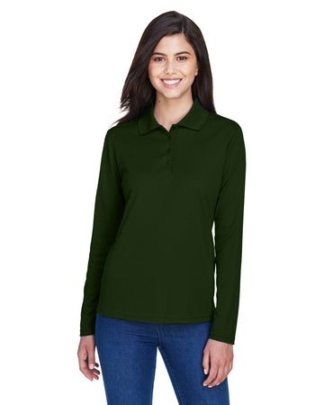 CORE365 78192 Women's Pinnacle Performance Long Sleeve Piqué Polo